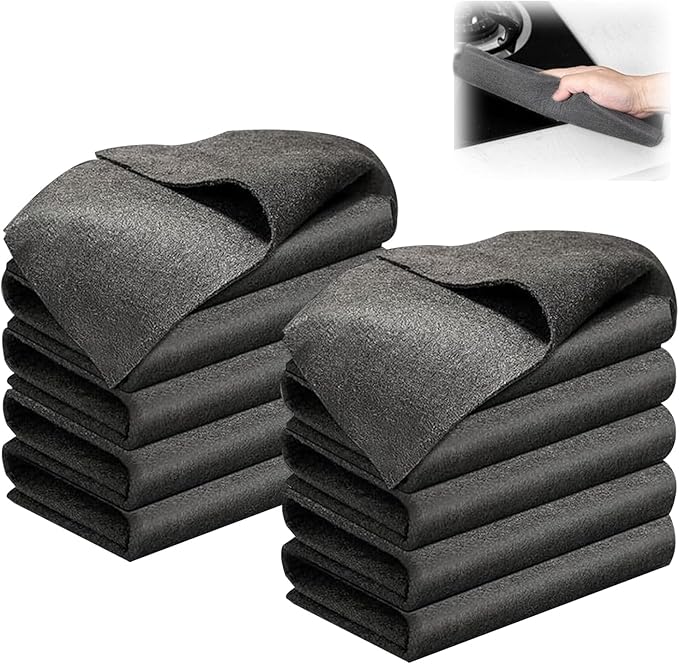 10pcs Thickened Magic Cleaning Cloth, Magic Cleaning Glass Cloth, Streak Free Reusable Microfiber Rag for Car, Window, Mirror, Kitchen (30x30cm)