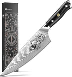 Men Gifts: Damacus Chef Knife - Gifts for Dad, Birthday Gift from Daughter Son Kids, Full Tang G10 Handle, Christmas, Thanksgiving Best Dad Ever