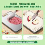 Titanium Cutting Board, Pure Cut Titanium Cutting Boards for Kitchen, Food-Grade Chopping Board for Cutting Fruit Meat Vegetable, Dishwasher Safe Easy to Clean, 15×10 Inch