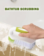 Heavy-Duty Scrub Brush for Bathroom, Kitchen, Shower, Tile, Carpet, and Bathtub Cleaning, 3 Pack