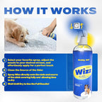 Muddy Mat® Wizz Stain & Odor Remover for strong odor of Cat & Dog Pee Cleaner, Pet urine odor eliminator, Remove strain and Odor from carpets, fabric, clothing, furniture & Pets - 24oz Spray