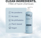 FREY Natural Liquid Fabric Softener & Conditioner | Laundry Softener for Clothing | Works In All Machines + HE | Powered by Natural Ingredients (1-pack, Bergamot Beach)