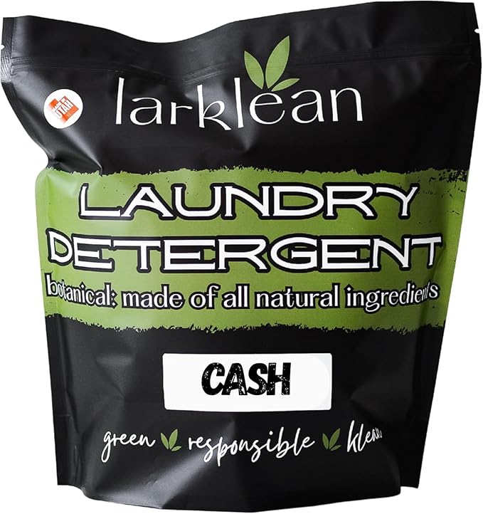 Laundry Detergent Powder | Non-Toxic Laundry Detergent for Sensitive Skin | Easy To Use, Tough on Stains, Gentle on Fabrics | Botanical Laundry Powder (Cash) | Natural (Almond and Cashmere)