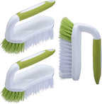 Heavy-Duty Scrub Brush for Bathroom, Kitchen, Shower, Tile, Carpet, and Bathtub Cleaning, 3 Pack