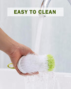 Heavy-Duty Scrub Brush for Bathroom, Kitchen, Shower, Tile, Carpet, and Bathtub Cleaning, 3 Pack