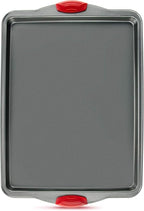 Boxiki Kitchen Nonstick Baking Sheet Pan – Heavy-Gauge Carbon Steel, Warp, Dent, and Rust-Resistant – Gourmet Rimmed Half Cookie Sheet Trays, Non-Toxic for Exceptional Baking Performance - 15x10 Inch