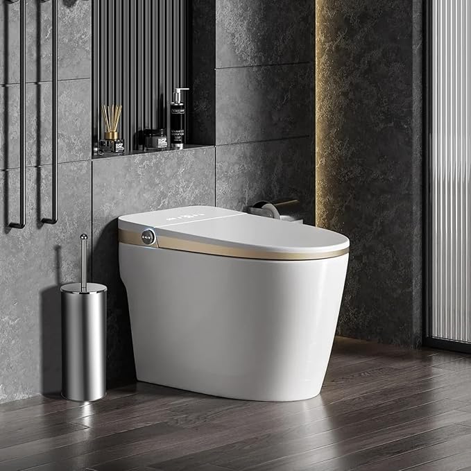 DOWRY Toilet Plunger with Holder for Bathroom,Powerful Efficient Force Suction Cup,Heavy Duty, Quick Dry