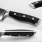 Alata 15-Piece Knife Set with Block, Razor-Sharp,Kitchen Knife Set, Forged Triple Rivet Stainless Steel Knife Block Set