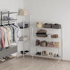 18" Deep x 48" Wide x 54" Height Wire Shelving Kit | 4-Tier | NSF Commercial Storage Rack Unit