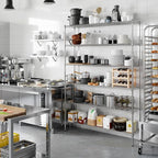 14" Deep x 60" Wide x 86" Height Wire Shelving Kit | 6-Tier | NSF Commercial Storage Rack Unit