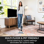 Kenmore 200 Series DS2000 Cordless Stick Vacuum Lightweight Cleaner 2-Speed Power Suction LED Headlight 2-in-1 Handheld for Hardwood Floor, Carpet & Pet Hair