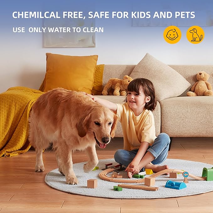 Steam Cleaner, Handheld Steam Cleaner for Home, Pressurized Steamer for Cleaning Carpet, Floor, Upholstery and Car, 13ft Extra-long Power Cord & 11 Multi-Purpose Accessories