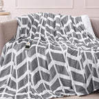 VENTIMI Electric Blanket Heated Throw, 72" x 84" Heated Blanket with 9 Heat Levels & 2 to 10 Hours Auto Off, Fast Heating Blankets with ETL & FCC Certification, Grey