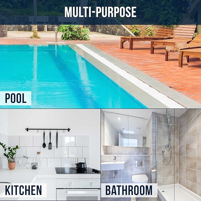 U.S. Pool Supply Hand-Held and Pool Pole Attachment Scrub Brushes - Surface Scrubbing Scouring Sponge Pads - Clean Pool Tile Grout Walls, Vinyl Liners, Spas, Remove Stains, Kitchen Bathroom Tub Shower