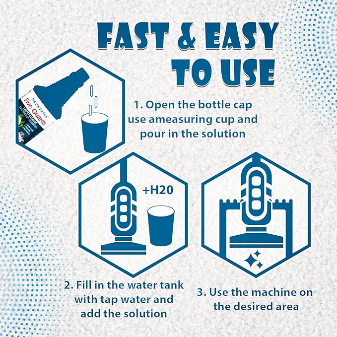 Natural Riches Organic Upholstery Carpet Cleaner Shampoo Solution Machine Use, A Miracle Carpet Cleaner Stain Remover Deodorizing Formula, Use On Rug Carpets Pet and Food Stains 32 fl oz