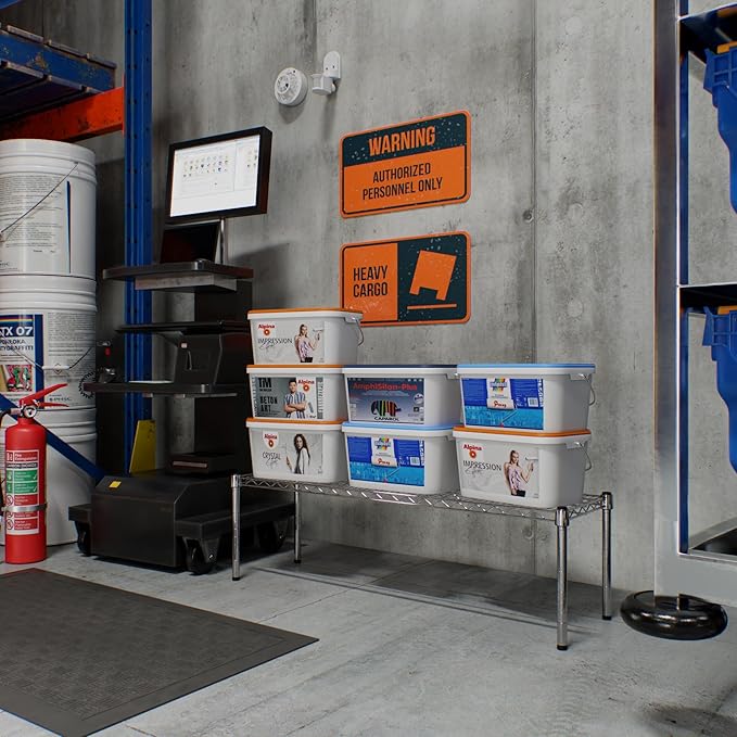 14" Deep x 48" Wide x 14" Height Wire Shelving Kit | 1-Tier | NSF Commercial Storage Rack Unit