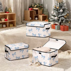 Stackable Clothes Storage Bins with Lids,Closet Organizers Fabric Box for Home and Office,Blanket Clothes Organizers,Under Bed Storage Containers 3 Pack.