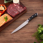 OAKSWARE 5.5-Inch Kitchen Utility Knife, German Stainless Steel, Full Tang, Paring Knife Kitchen Knife Chef Knife for Cutting, Peeling, Slicing Fruit, Vegetables, Bread and Meat