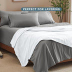 Bare Home Fleece Blanket - King Size - Ultra-Soft Lightweight for Bed, Sofa, and Couch - Luxury Microplush - Cozy Warm Blanket (King, White)