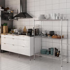 18" Deep x 42" Wide x 54" Height Wire Shelving Kit | 3-Tier | NSF Commercial Storage Rack Unit