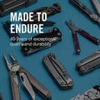 LEATHERMAN, Bond, 14-in-1 Lightweight Multi-tool for Camping, Hiking & Everyday Carry (EDC), Made in USA, Mossy Slate