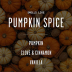 Pumpkin Spice Candle, Fall Candles - 'Pumpkin Spice' Pumpkin Candle I Infused w/Essential Oils I Autumn Scented Soy Candles for Home I Fall Home Décor I 9oz Reusable Jar, 50Hr Burn, Made in USA