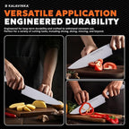 8 Inch Chef Knife, German Steel Razor Sharp Blade, Balanced for Precision Cutting, Kitchen Knife with Gifted Wooden Sheath, BBQ Essentials (SAMJNA)