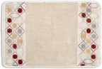 Zahari Home Sedona Modern Bathroom Rug Classic Luxury Bath Rug Contemporary Decor Beautiful Shower Mat Unique Design Stylish Bathroom Rug Bath Shower Tub Decor