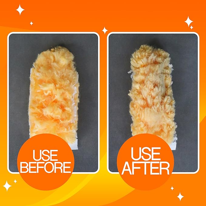 Duster Refills 50 Counts, 360° Heavy Duty Multi Surface Duster Refills for Cleaning, Compatible with Swiffer Dusters