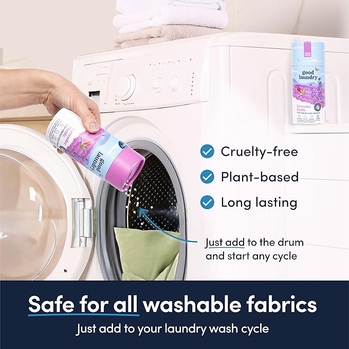 Scent Booster Beads - Lavender Fabric Softener Bead – Eco-Friendly Laundry Bead Scent Booster for Long-Lasting Freshness, Scent Beads for Laundry - 7oz - USA Based