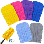 Zubebe 12 Pcs Duster Refill Reusable Fleece Duster Refills Feather Flat Dusters Multi Surface Washable Cleaning Pads Tools for Home, Blinds, Car, Pet, Furniture, Fans (Bright Color)