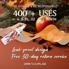 Clean-n-Fresh Toilet Spray, Apple Cinnamon, 6.8 Fl.Oz, Up to 400+ Uses, Air Freshener Spray, Toilet Bathroom Odor Deodorizer, Cinnamon, Apple & Pine Scent