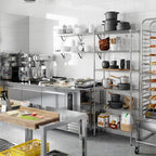 14" Deep x 30" Wide x 74" Height Wire Shelving Kit | 6-Tier | NSF Commercial Storage Rack Unit