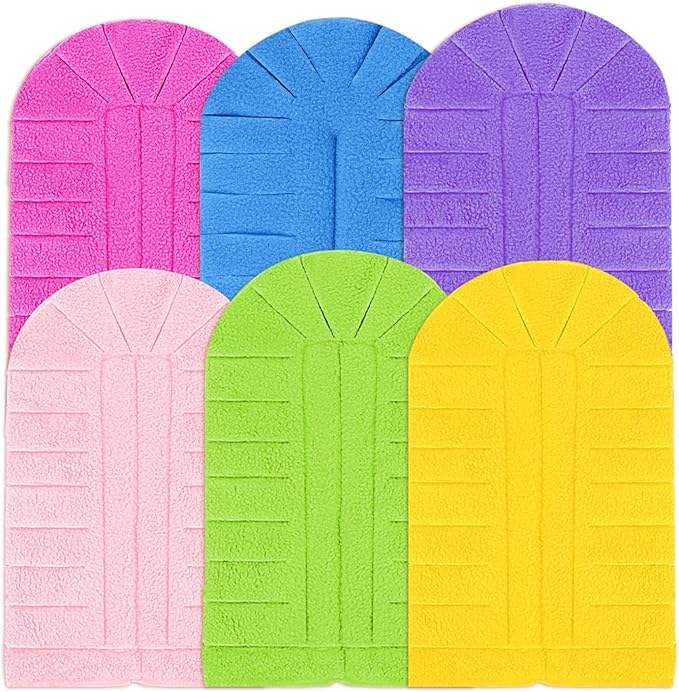 KEEPOW 6 Pack Reusable Duster Refill Compatible with Swiffer Hand Duster, Heavy Duty Duster Refills, 360 Degree Dusters Refills for Cleaning, Fleece Refill Ceiling Fan (Handle is Not Included)