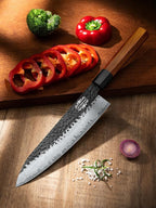 Custom Chefs Knife, Customizable Patterns and Copywriting Sharp 8 Inch Japanese Knife with Rosewood Handle, Birthday Gifts for Men in Sandalwood Gift Box