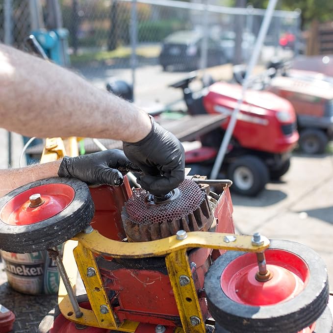 X3 Black Nitrile Disposable Industrial-Grade Gloves 3 Mil, Latex and Powder-Free, Food-Safe, Non-Sterile, Lightly-Textured