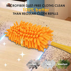 Redones Dusters for Swiffer - Reusable Duster Refill Compatible with Swiffer Hand Duster, 360 Heavy Duty Dusters Refills 4 Pack(Handle is Not Included)