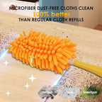Redones Dusters for Swiffer - Reusable Duster Refill Compatible with Swiffer Hand Duster, 360 Heavy Duty Dusters Refills 8 Pack(Handle is Not Included)