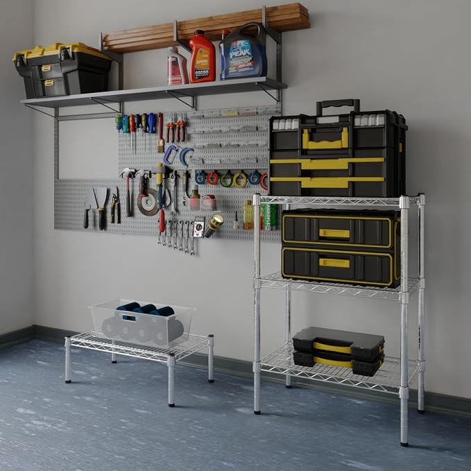 14" Deep x 24" Wide x 34" Height Wire Shelving Kit | 3-Tier | NSF Commercial Storage Rack Unit