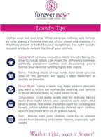 Forever New 4oz Liquid Unscented Fabric Care Wash - Natural Laundry Detergent