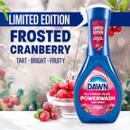 Dawn Powerwash Spray, Dish Soap, Dishwashing Liquid, Cleaning Supplies, Frosted Cranberry, 1 Starter Kit, 16 Fl Oz