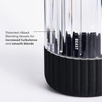 Beast Mega 1200 | Premium Countertop Blender | Smoothies, Shakes, Sauces, Dips, Soups | Blends Ice and Frozen Fruit | Includes Extra Lids and Straw System | 1200W | (Carbon Black, 120V)