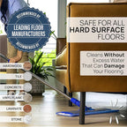 Microfiber Wholesale 24" Microfiber Mop System - Clean & Dust Hardwood, Laminate, & Tile Floors, Reusable Mop Heads, Adjustable Handle, Washable Micro Fiber Wet & Dry Pads, Industrial & Commercial