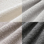 MIULEE Pack of 4 Decorative Textured Boucle Throw Pillow Covers 20x20 Inch Neutral Grey Accent Solid Pillow Cases Couch Cushion Covers for Modern Farmhouse Boho Chair Sofa Bed Livingroom Home Decor