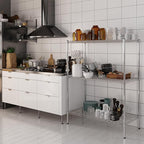 21" Deep x 42" Wide x 54" Height Wire Shelving Kit | 3-Tier | NSF Commercial Storage Rack Unit