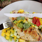 Kyocera 4-piece Ceramic Steak Knife Set, 4.5" White