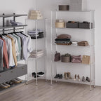 14" Deep x 48" Wide x 86" Height Wire Shelving Kit | 5-Tier | NSF Commercial Storage Rack Unit