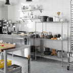 18" Deep x 42" Wide x 54" Height Wire Shelving Kit | 3-Tier | NSF Commercial Storage Rack Unit