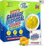 True Fresh Garbage Disposal Cleaner Powder Drop-in Sink Packets 24-Pack – Deep Cleaning & Descaling for Kitchen Sinks, Removes Odor-Causing Residue, Septic Safe, Easy-to-Use Formula