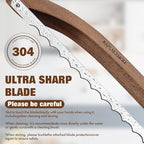 Bread Knife for Homemade Bread,Sourdough bread knife,15.7" Bread slicer for Homemade Bread, Baguettes and More Cuts Thin,Bow Design Easy to Cutting Even Slices